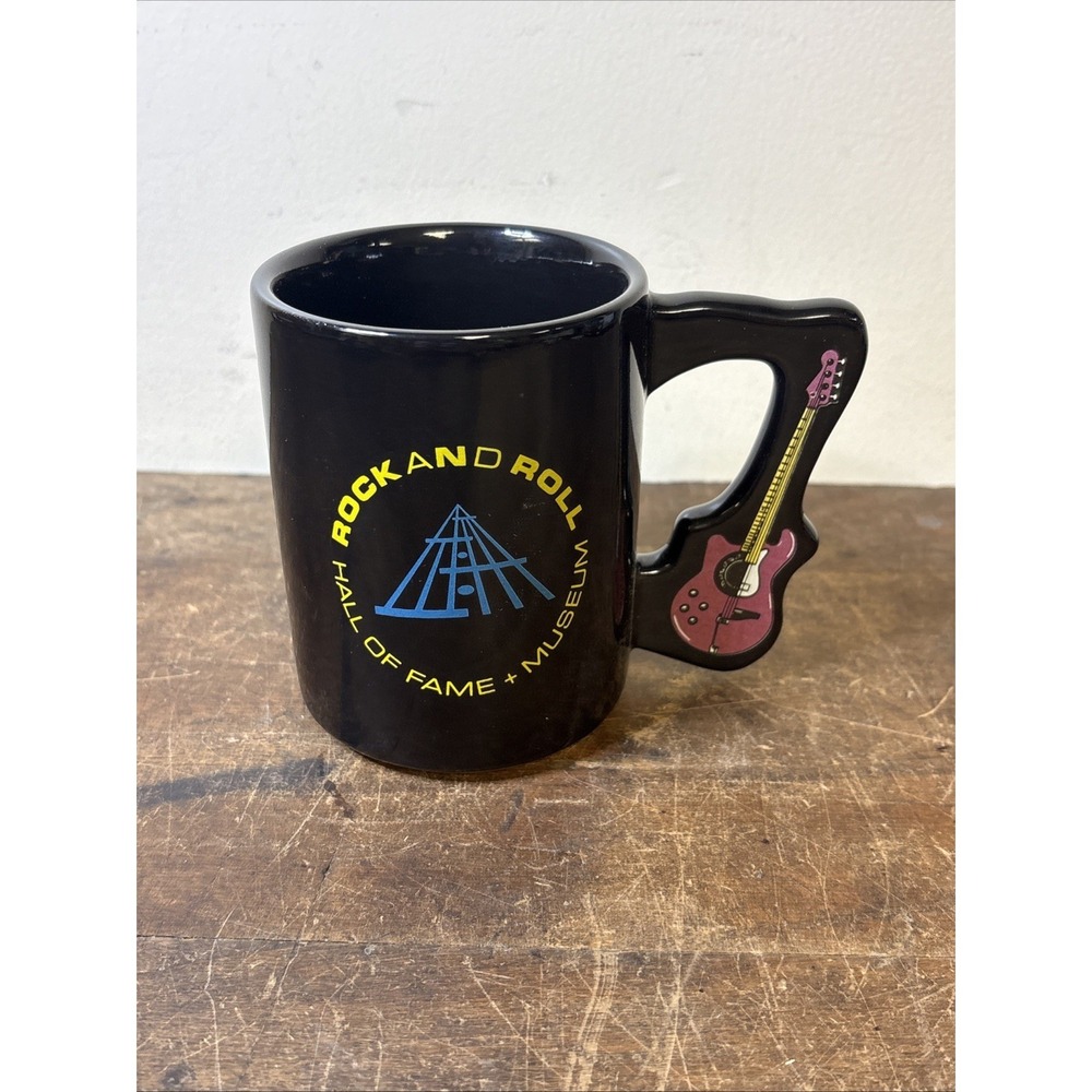 1995 Rock And Roll Hall If Fame & Museum Souvenir Mug Cleveland OH